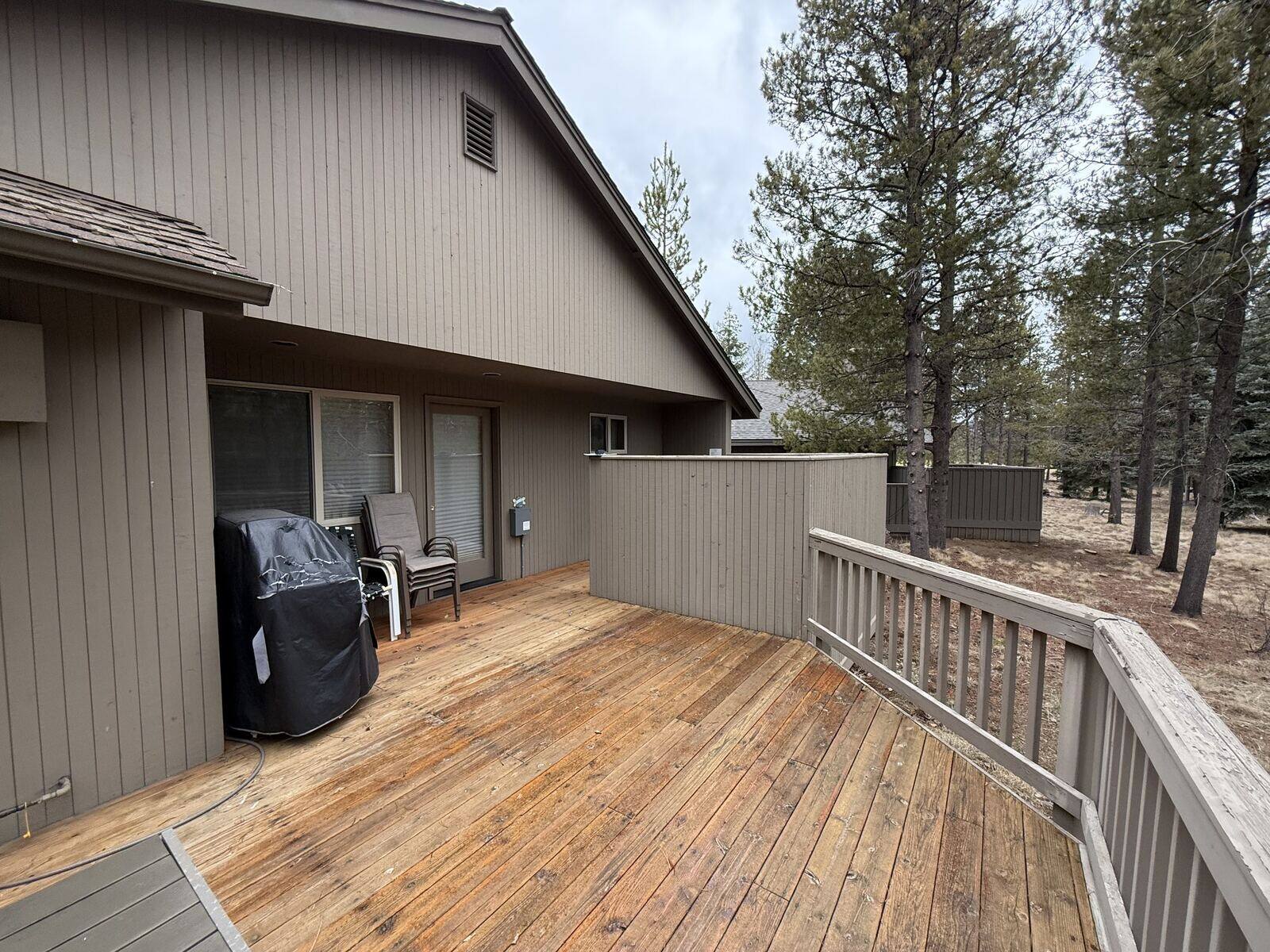Before: Composite deck rebuild, Sunriver